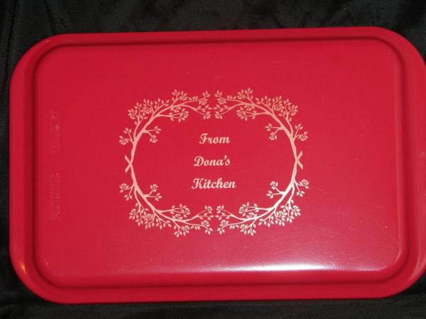 9x13 Personalized Engraved Cake Pan picture