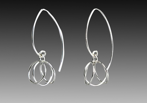 Saturn French Wire Earrings picture