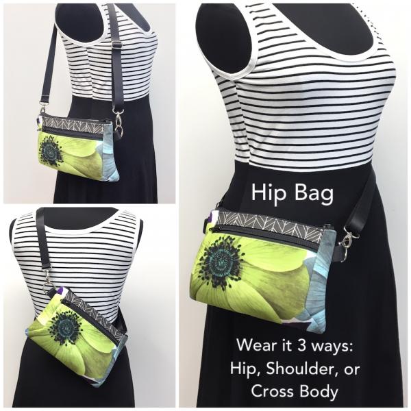 HIP BAG Green Flower picture