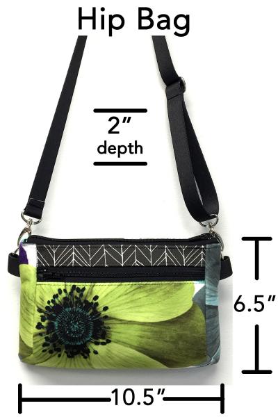 HIP BAG Green Flower picture