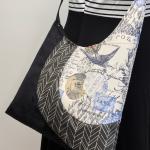 CROSS BODY TOTE Travel Stamp