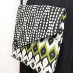 DAY BAG Mardi Gras Green Black