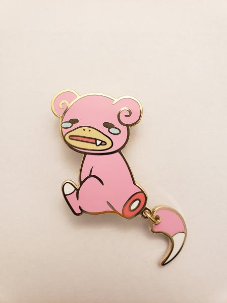 Pokemon Slowpoke Tail Enamel Pin picture