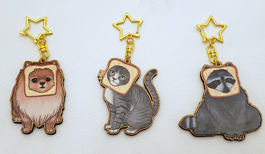 Bread Pets Keychains picture