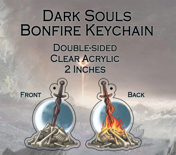 Dark Souls Bonfire Keychain