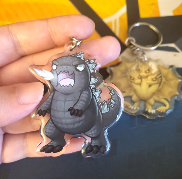 Godzilla King of the Monsters Keychains picture