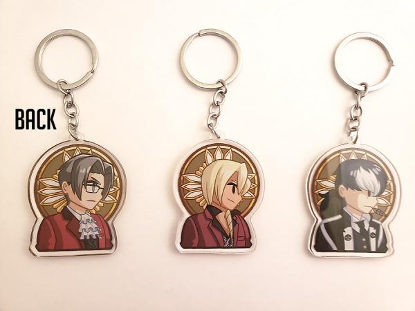 Ace Attorney Keychains picture