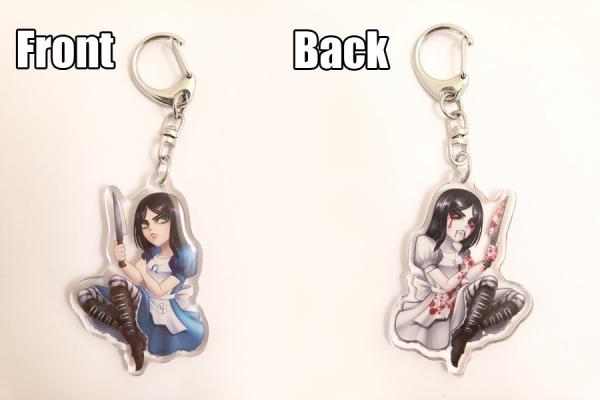 Alice Into Madness Keychain picture