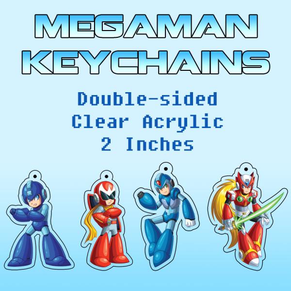 Mega Man Keychains picture