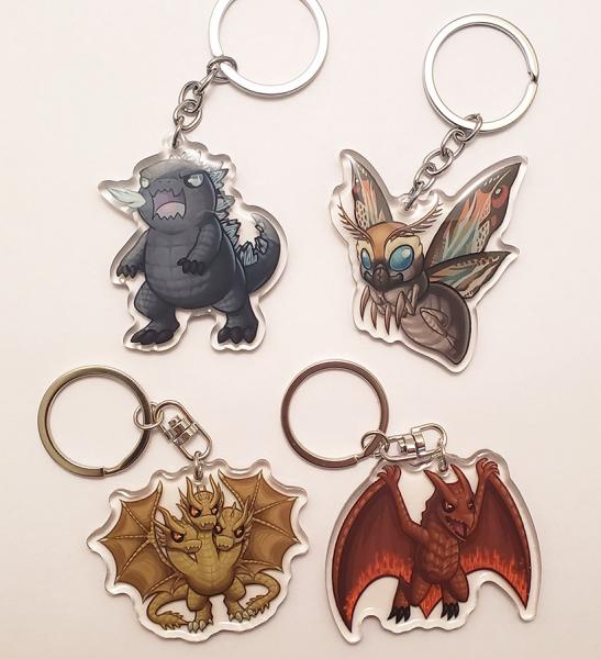 Godzilla King of the Monsters Keychains picture