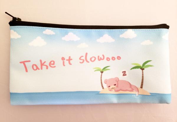 Pokemon Slowpoke Zipper Bag