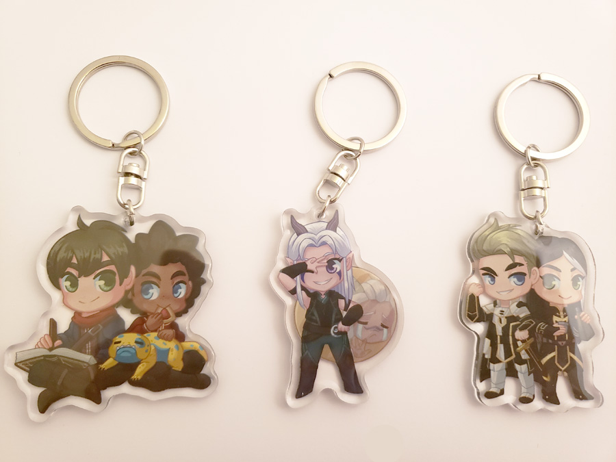 The Dragon Prince Keychains Eventeny