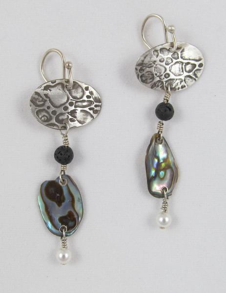 Abalone and Pearl earrings picture