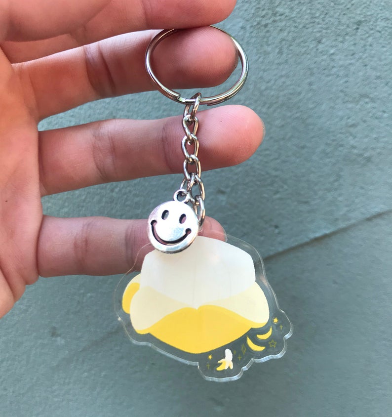 Cube Fruit Keychain Charms picture