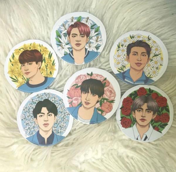 BTS Floral Stickers picture