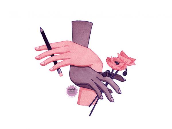 Hands Art Print picture