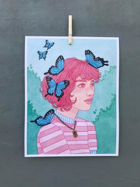 Butterflies Art Print picture