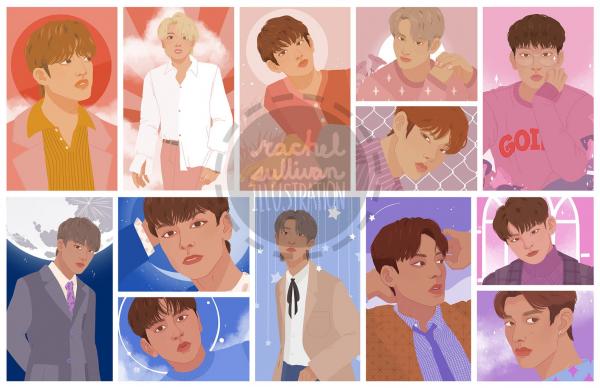 Seventeen Kpop Art Print picture