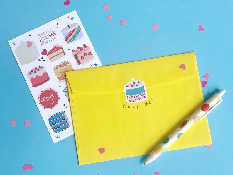 Cake Sticker Sheets picture