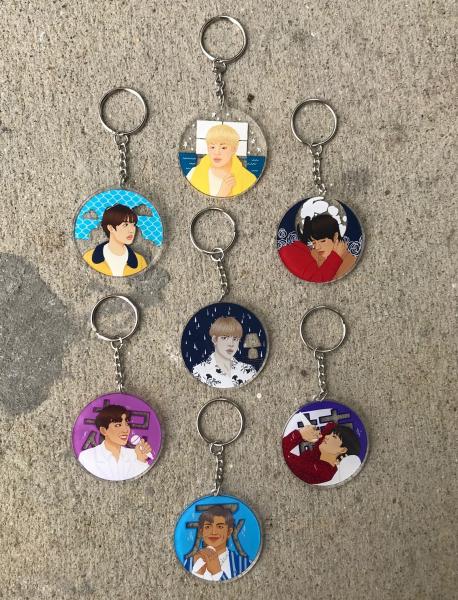 BTS Solo Song Keychain Charms picture