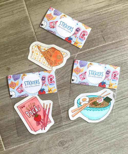 Japanese Snacks Stickers picture