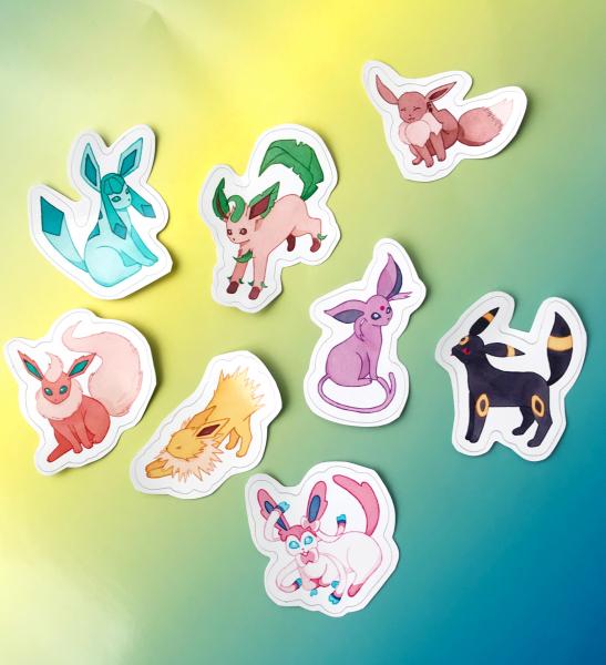 Pokemon Eeveelutions Stickers