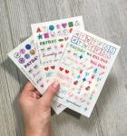 Planner Sticker Sheet Set