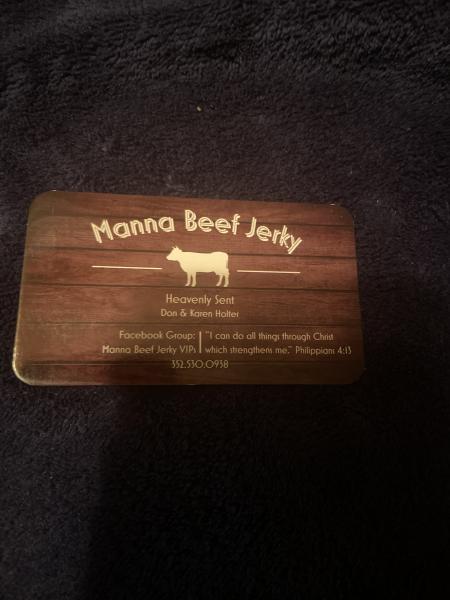 Manna Beef jerky