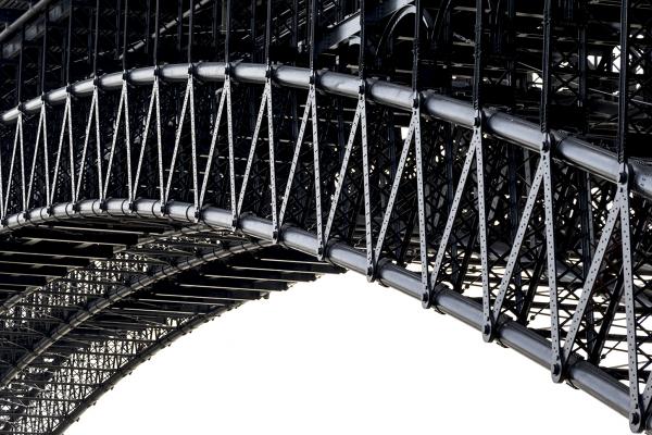 White Matted 8"x10" Print Eads Bridge