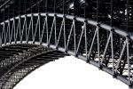 Black Matted 8"x10" Print of Eads Bridge