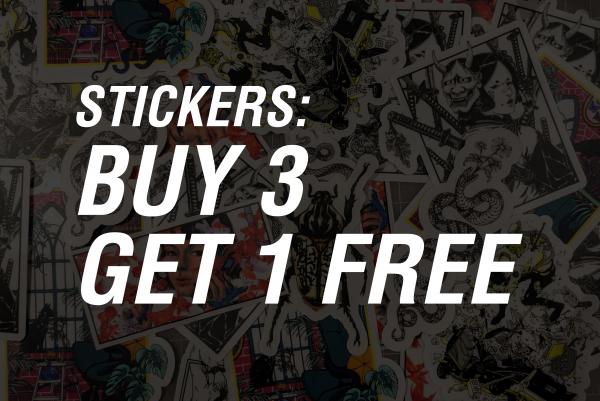 Buy 3 Stickers, Get 1 FREE!