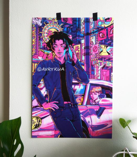 Devilman Crybaby 12x18" poster picture