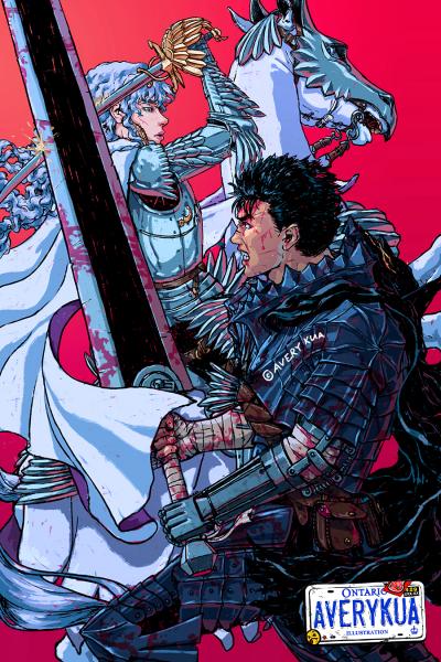 Berserk 12x18" poster