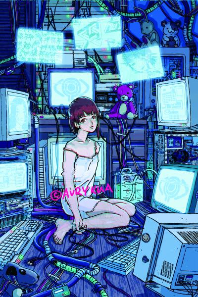 Serial Experiments Lain 12x18" poster