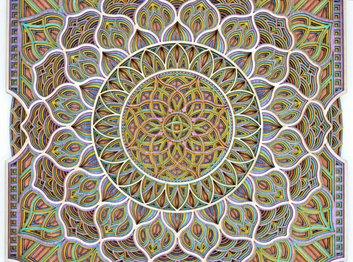 Small Watercolor Mandala #8 picture