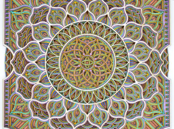Small Watercolor Mandala #8 picture