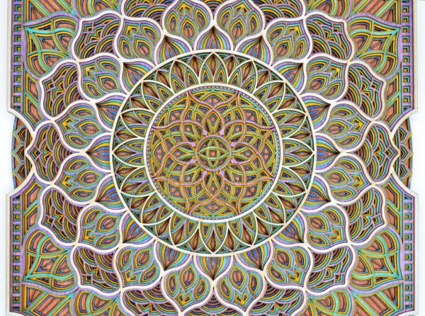 Small Watercolor Mandala #8 picture