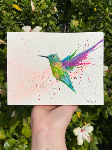 HUMMINGBIRD original painting