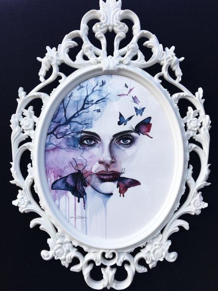 Escape framed paper print