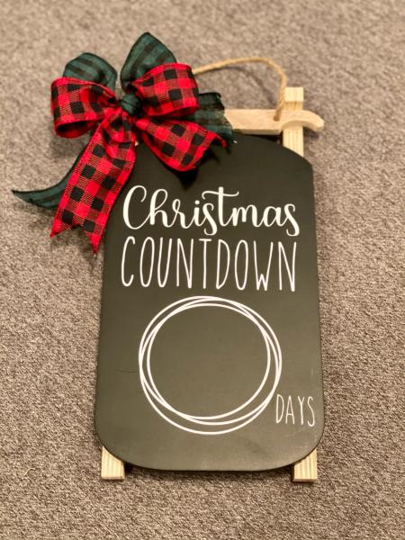 Christmas Countdown Sled picture