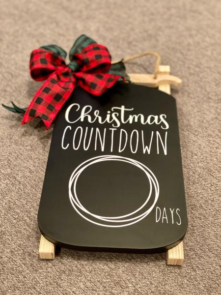 Christmas Countdown Sled picture