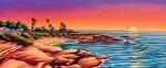 Sunset at the Cove LIMITED-EDITION CANVAS GICLEE