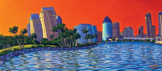 San Diego Alive LIMITED-EDITION CANVAS GICLEE picture