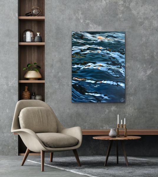 Black Sand Reflections Original Oil picture