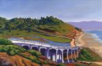 Crossing the Lagoon at Torrey Pines LIMITED-EDITION CANVAS GICLEE