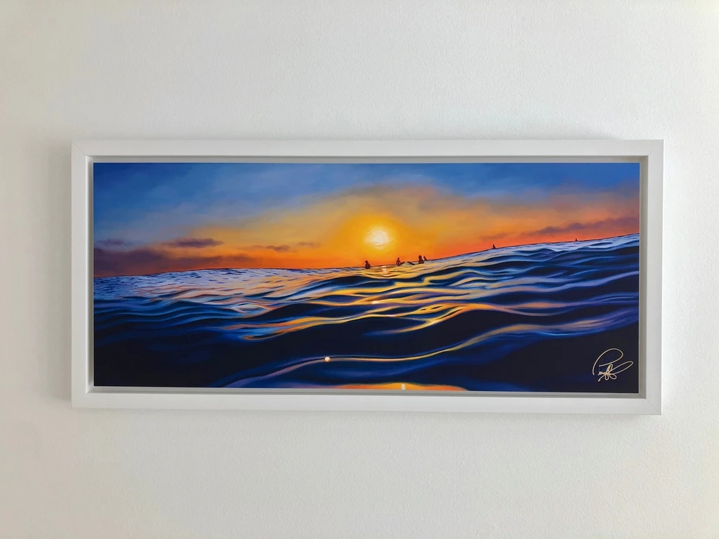 Sunset Surf LIMITED-EDITION CANVAS GICLEE picture
