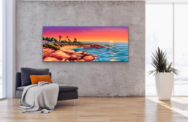 Sunset at the Cove LIMITED-EDITION CANVAS GICLEE picture