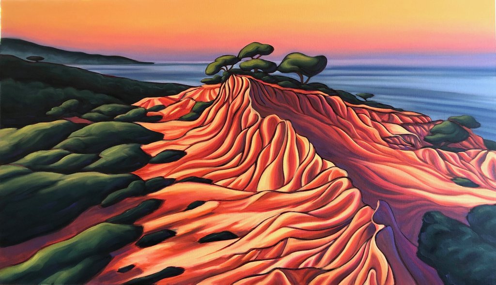 Golden Light at Torrey Pines LIMITED-EDITION CANVAS GICLEE