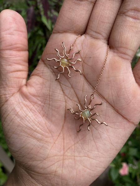 Rose Gold Filled Centauri Threader Earrings picture