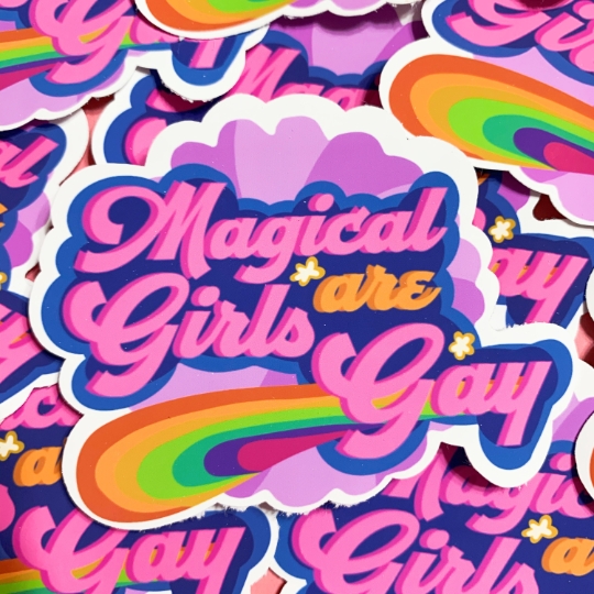 Magical Girls are Gay Sticker picture